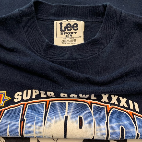 Vintage Denver Broncos Super Bowl 1998 NFL T Shirt - Picture 3 of 4